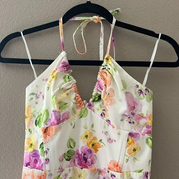NWT Favorite Daughter Halting Traffic Dress in Oahu Watercolor - Picture 6 of 15